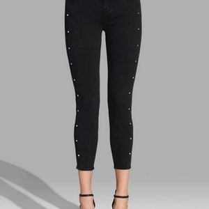 J brand Black Skinny Studded ankle Jeans size 25